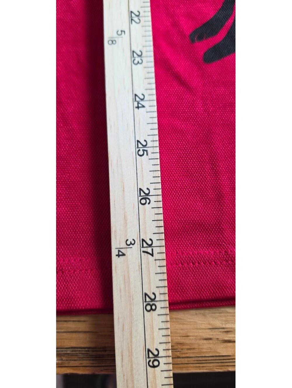 Vintage Picadilly Fashions Red Black Cat Graphic Tunic Top XL - Picture 5 of 5